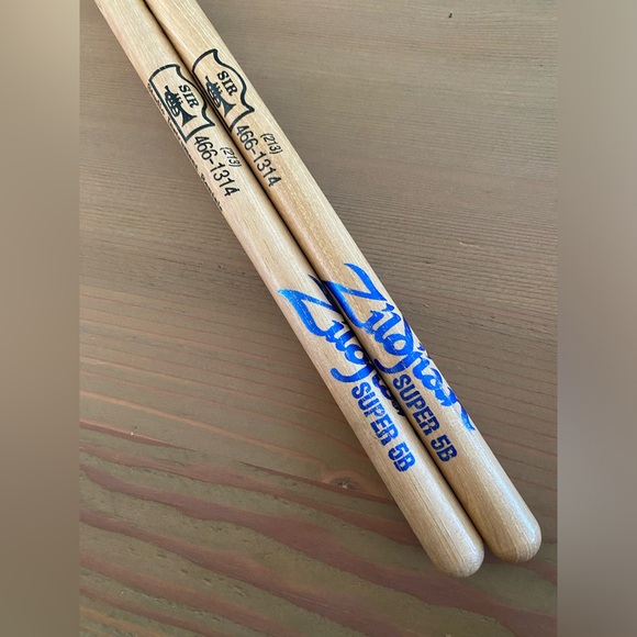 Zildjian Super 5B drum sticks - Picture 2 of 2